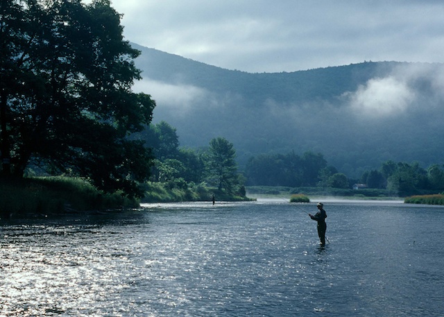 Fishing on the Delaware River